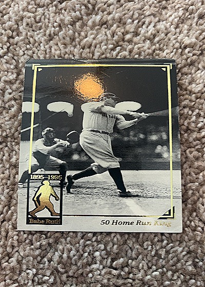 1995 Megacards Babe Ruth #7 50 Home Run King — front