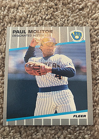 1989 Fleer #193 Paul Molitor — front