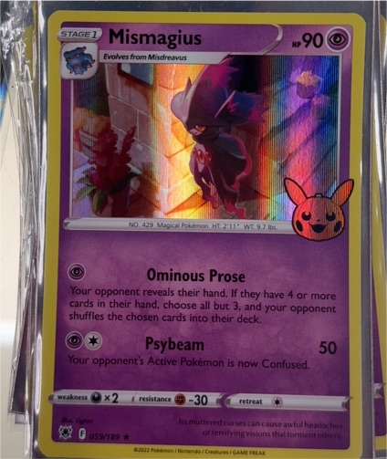 2022 Pokémon Trick or Trade #059 Mismagius — front