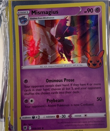 2022 Pokémon TCG Trick or Trade #059 Mismagius — front