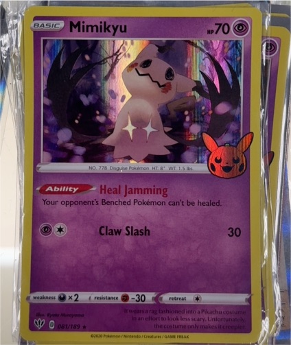 2020 Pokémon Darkness Ablaze #081 Mimikyu — front