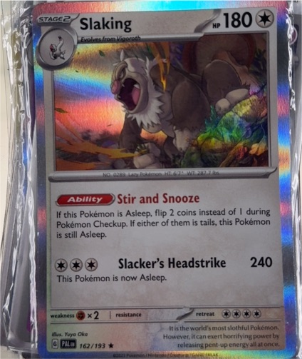 2023 Pokémon TCG Paldea Evolved #162 Slaking — front
