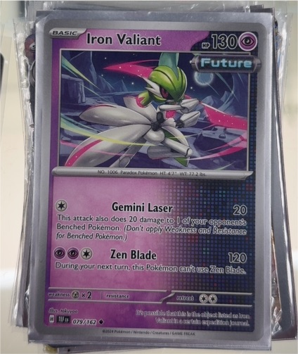 2024 Pokemon Scarlet & Violet Temporal Forces #79 Iron Valiant — front