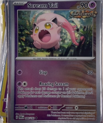 2023 Pokémon SV Paradox Rift #086 Scream Tail — front