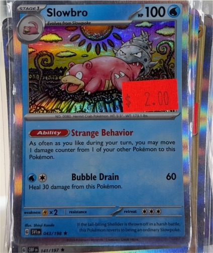 2023 Pokémon TCG Scarlet & Violet Base Set #043 Slowbro — front