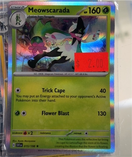 2023 Pokémon SV01: Scarlet & Violet Base Set #015 Meowscarada — front