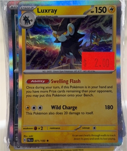 2023 Pokémon TCG Scarlet & Violet Paldea Evolved #071 Luxray — front