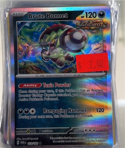 2023 Pokémon Paradox Rift #123 Brute Bonnet — front