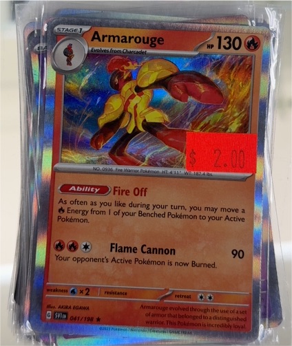2023 Pokémon Scarlet & Violet #041 Armarouge — front