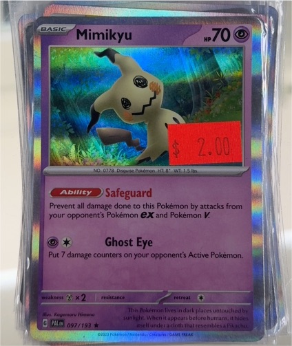 2024 Pokémon Paldean Fates #037 Mimikyu — front