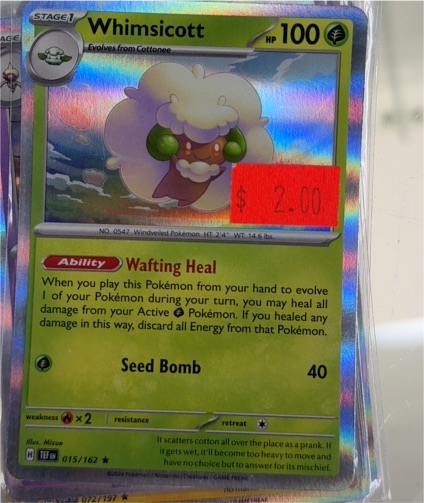 2024 Pokémon Scarlet & Violet: Temporal Forces #015 Whimsicott — front