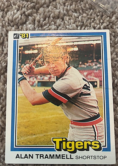 1981 Donruss #5 Alan Trammell — front