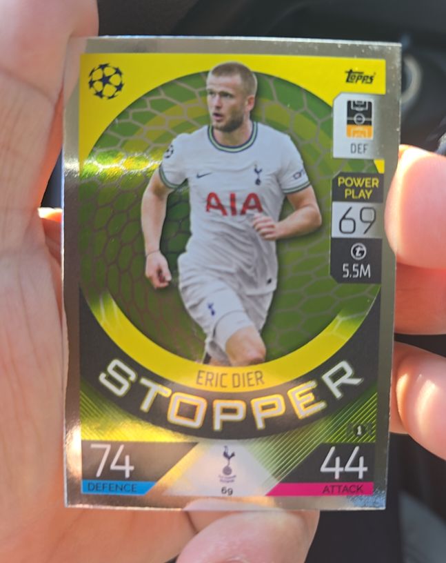 2022-23 Topps Match Attax UEFA #69 Eric Dier — front
