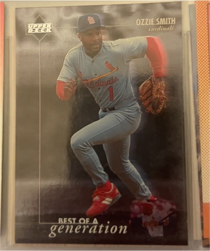 1996 Upper Deck Best of a Generation #386 Ozzie Smith — front