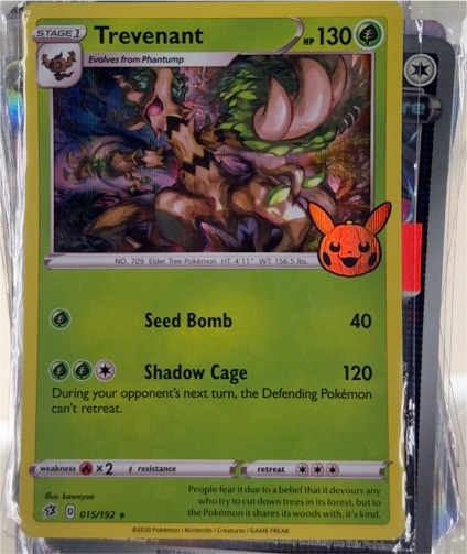 2022 Pokemon Trick or Trade #015 Trevenant — front