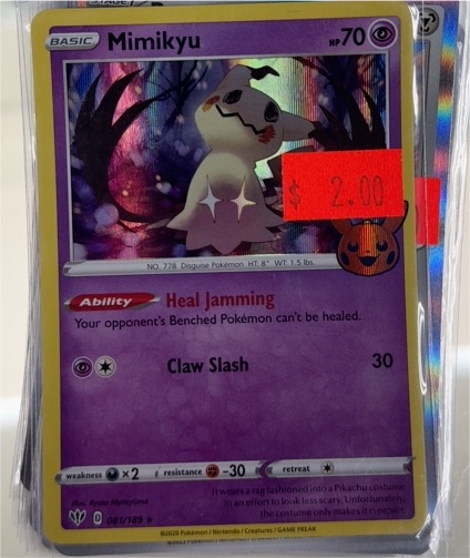 2020 Pokémon Trick or Trade #81 Mimikyu — front
