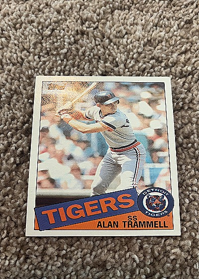 1985 Topps #690 Alan Trammell — front