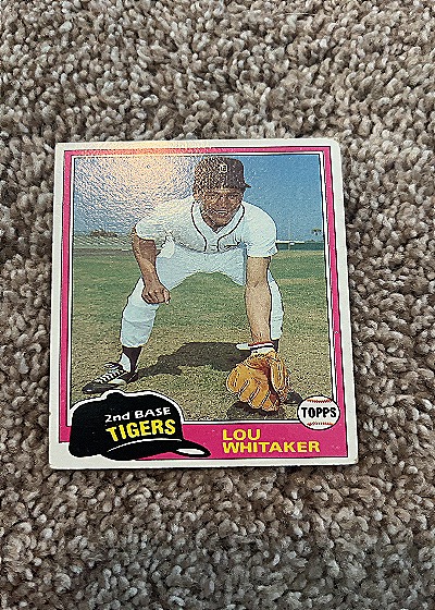 1981 Topps #234 Lou Whitaker — front