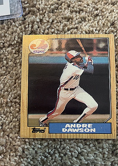 1987 Topps #345 Andre Dawson — front