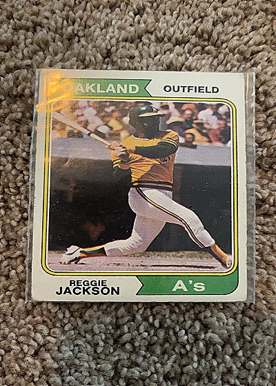1974 Topps #130 Reggie Jackson — front