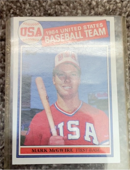 1985 Topps #401 Mark McGwire — front