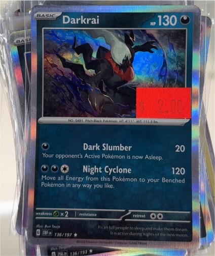 2023 Pokémon TCG Sv03: Obsidian Flames #136 Darkrai — front