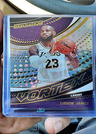 2024-25 Panini Revolution #12 LeBron James Vortex — front