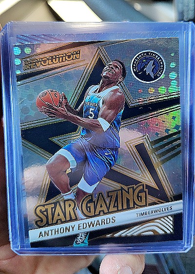 2024-25 Panini Revolution #22 Anthony Edwards Star Gazing — front