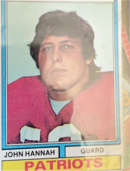 1974 Topps Football #383 John Hannah — front