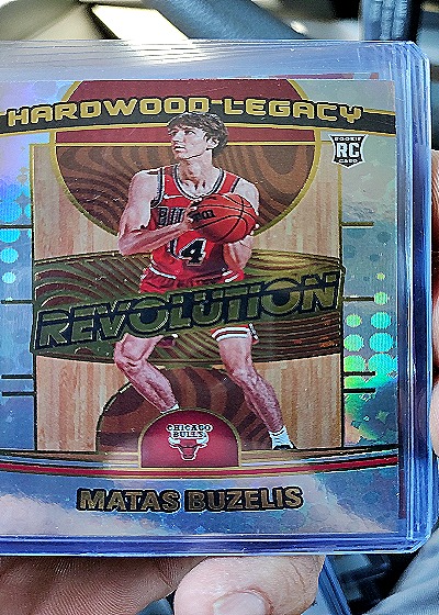 2024-25 Panini Revolution #25 Matas Buzelis Hardwood Legacy — front