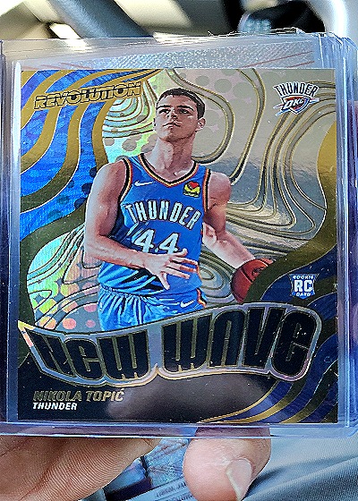 2024-25 Panini Revolution #22 Nikola Topic New Wave Rookie — front