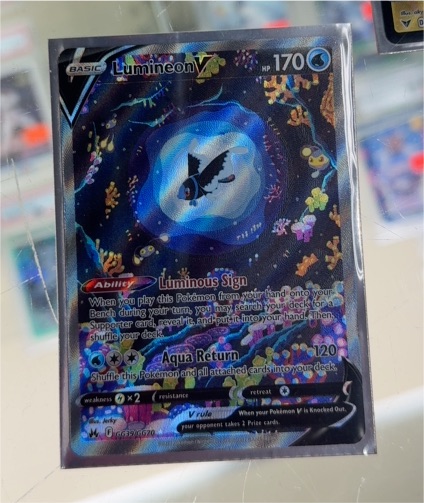 2023 Pokémon Crown Zenith GG39 Lumineon V — front