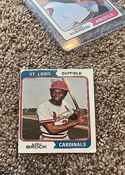 1974 Topps #60 Lou Brock — front