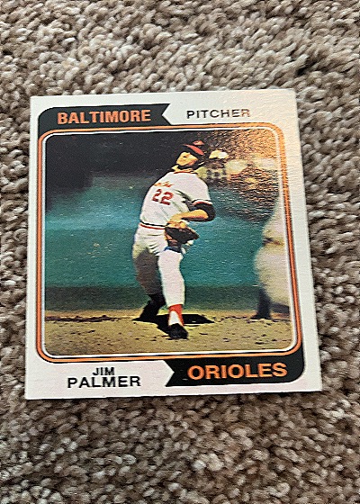 1974 Topps #40 Jim Palmer — front
