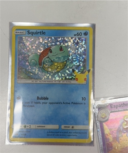 2021 Pokemon McDonald's 25th Anniversary #17 Squirtle — front