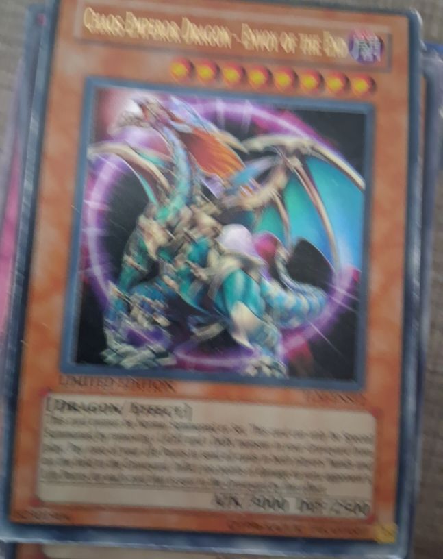 2003 Yu-Gi-Oh! IOC-000 Chaos Emperor Dragon - Envoy of the End — front