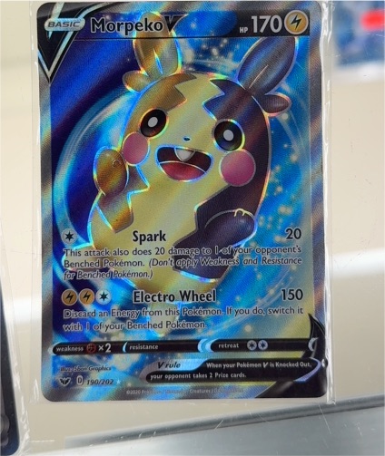 2020 Pokemon Sword & Shield #190 Morpeko V — front