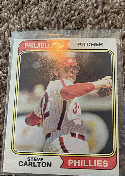 1974 Topps #95 Steve Carlton — front