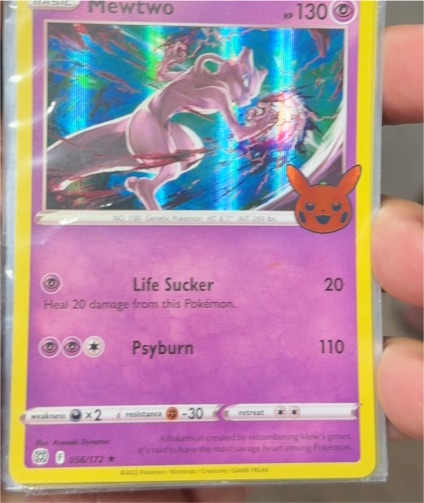 2022 Pokemon TCG Trick or Trade #056 Mewtwo — front
