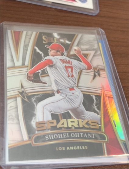2022 Panini Select Sparks #SP4 Shohei Ohtani — front