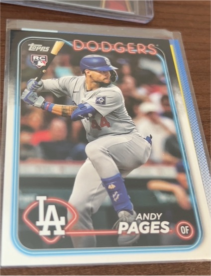 2024 Topps Update #US221 Andy Pages — front