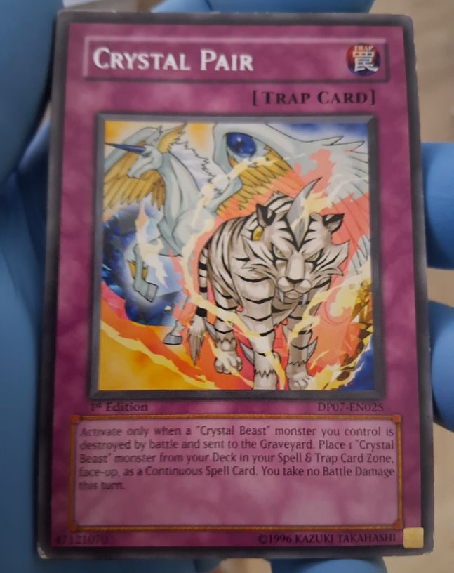 Yu-Gi-Oh! DP07-EN028 Crystal Pair — front