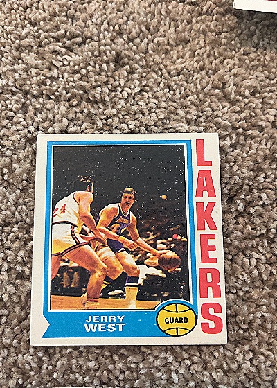 1974-75 Topps #176 Jerry West — front