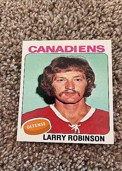 1975-76 O-Pee-Chee #241 Larry Robinson — front