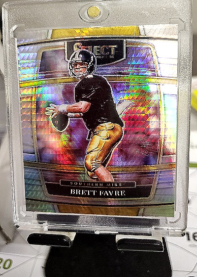 2022 Panini Select Draft Picks #51 Brett Favre Southern Miss — front