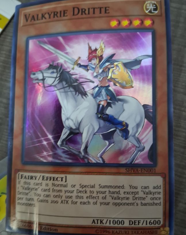 2019 Yu-Gi-Oh! SHVA-EN001 Valkyrie Dritte — front