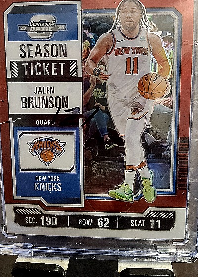 2023-24 Panini Contenders Season Ticket #83 Jalen Brunson — front