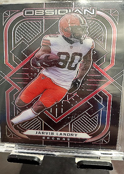 2021 Panini Obsidian #80 Jarvis Landry — front