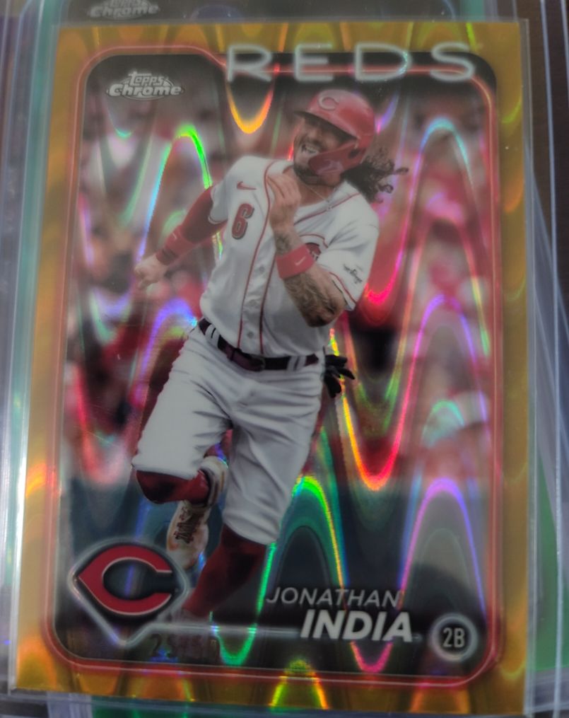 2024 Topps Chrome #185 Jonathan India — front