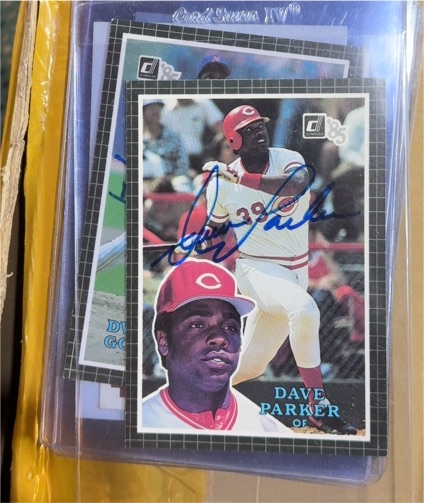 1985 Donruss #35 Dave Parker — front